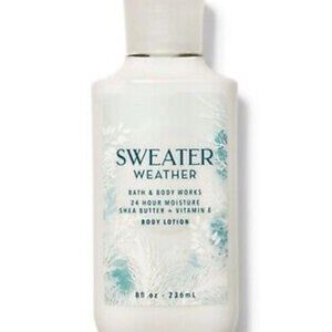 Bath & Body Works - "SWEATER WEATHER" - Daily Nourishing Body Lotion - 8 oz